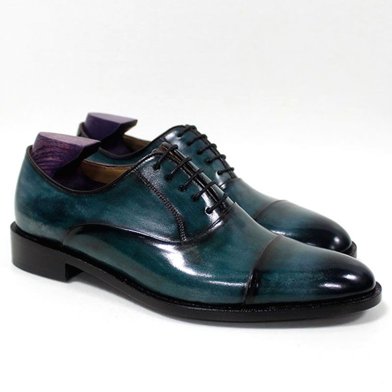 Oxford en cuir véritable fait à la main Suede Lace Up Chaussures habillées Chaussures Homme Chaussures Chaussures homme Chaussures richelieu 