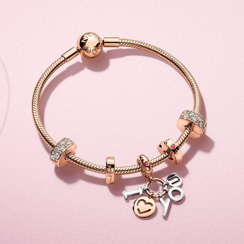 pandora rose gold bracelet and charm set pandora rose gold bracelet and charm set