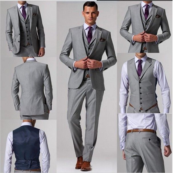 Trajes de novio en gris 】+100 fotos, guía y consejos