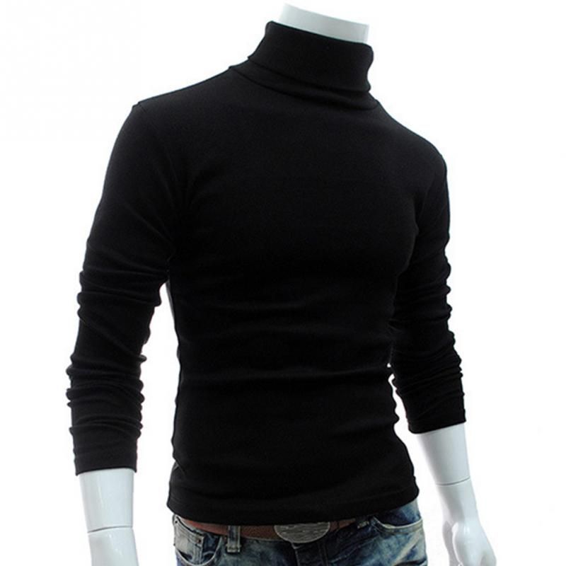 high neck pullover