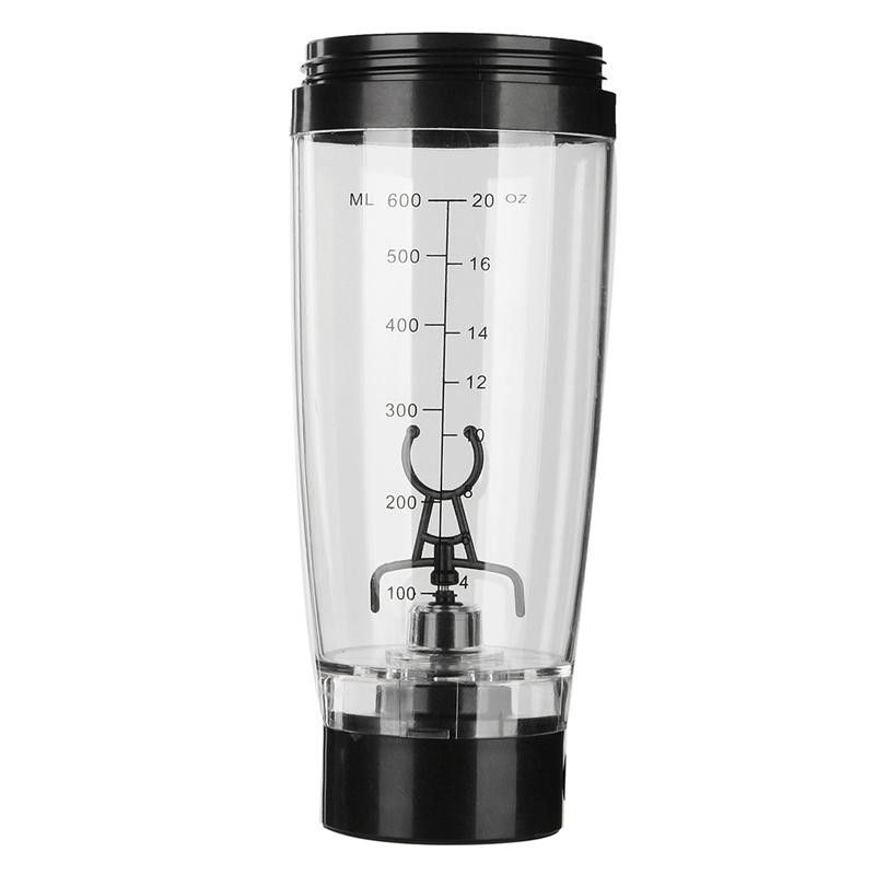 Cyclone Cup Electric Protein Shaker Blender Tornado Mixer Fitness Bottle  600ml
