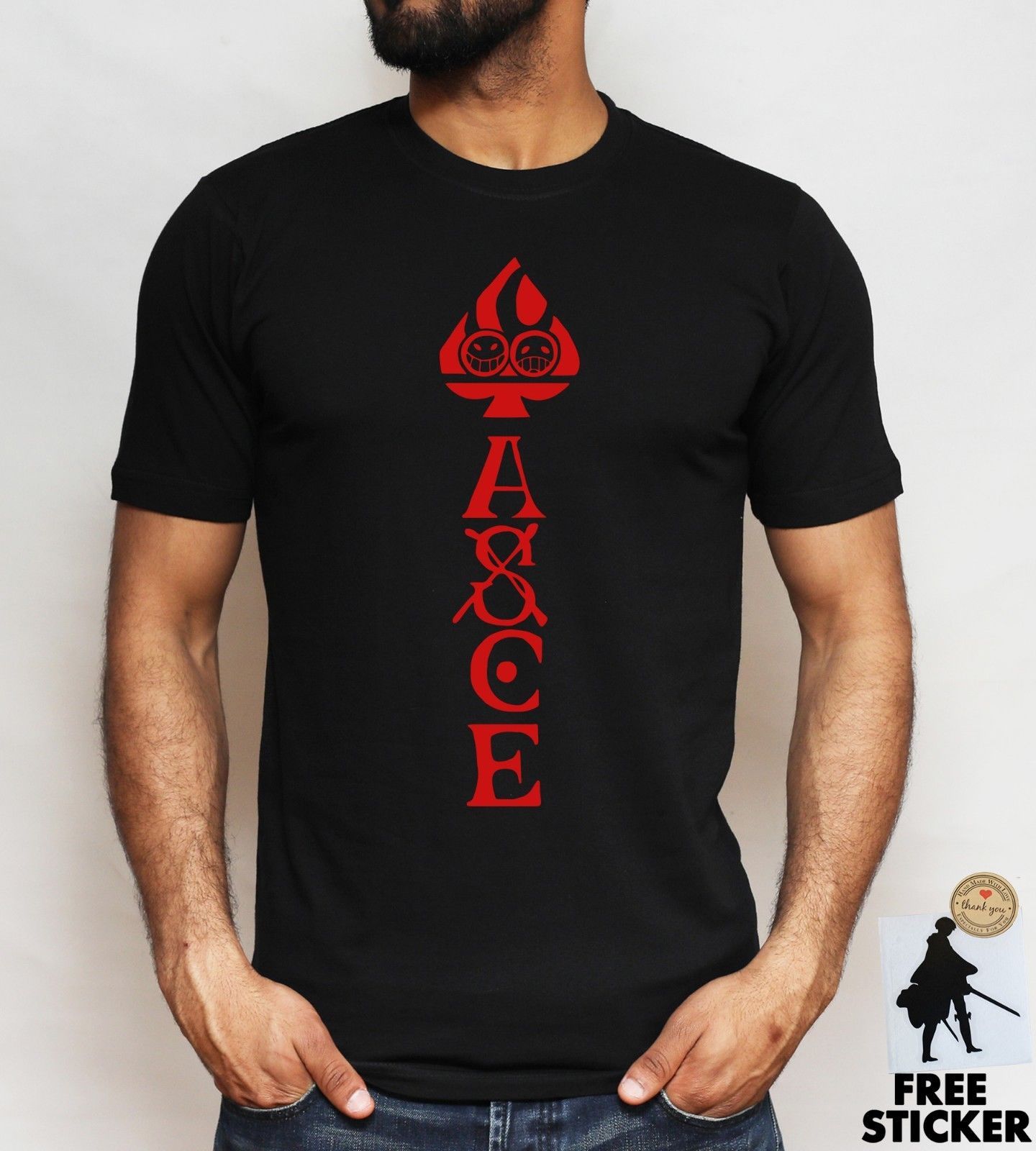 Camiseta ace one piece Clearance