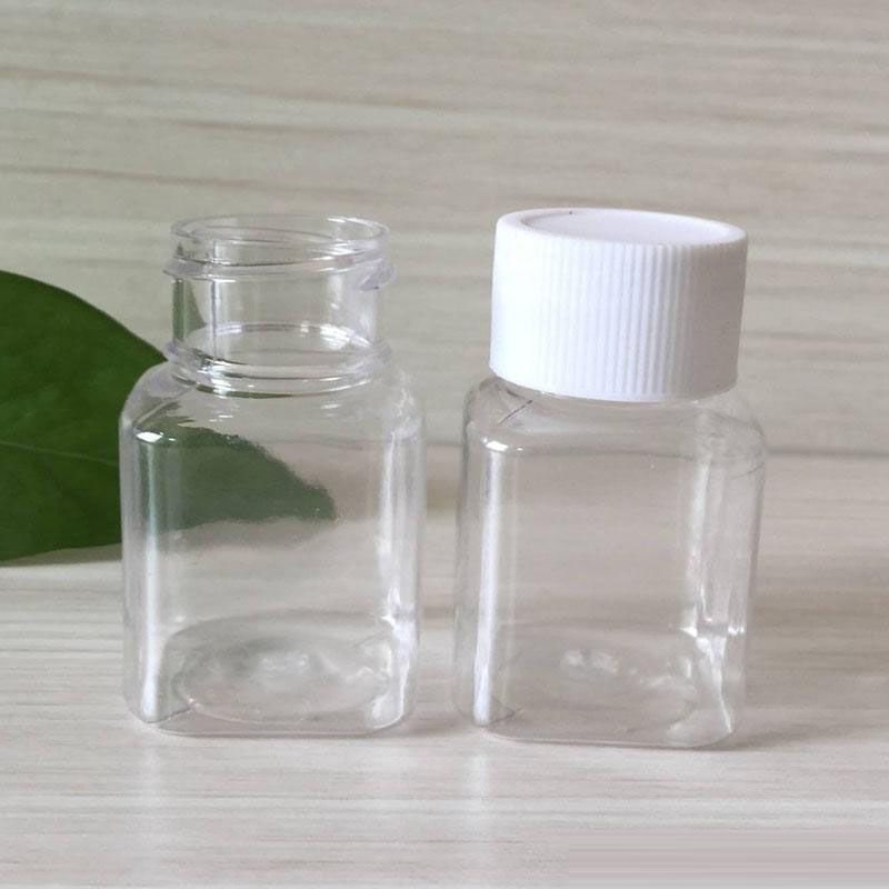2020 30ml Transparent Pet Small Square Bottle Screw Cap Plastic Sample Bottle Pill Bottles Clear Capsule Bottle Gbn 095 From Dhgate Garden 0 25 Dhgate Com