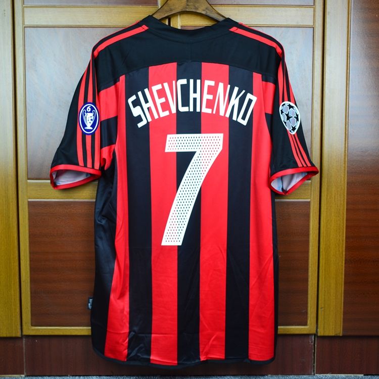 camiseta milan 2003