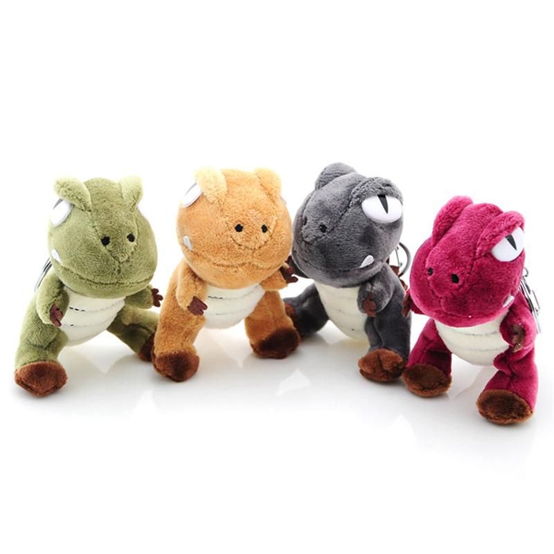 dinosaur plush keychain