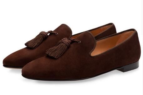 mens dress loafers suede