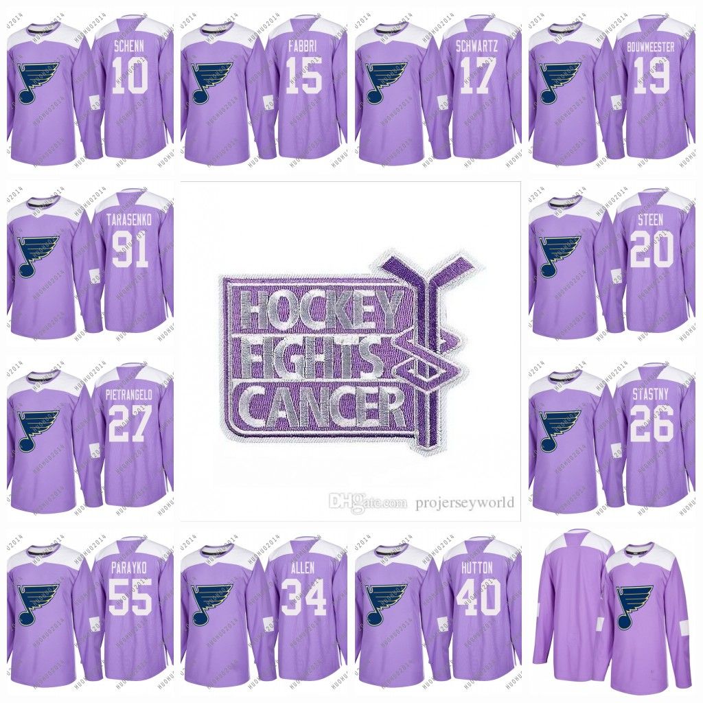 st louis blues hockey fights cancer jersey