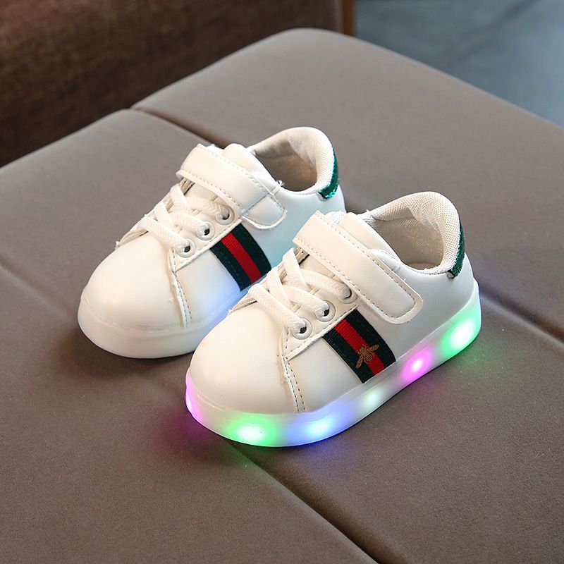 Zapatos luminosos de para niños Moda de chicas Light Up Casual niños nueva suela de