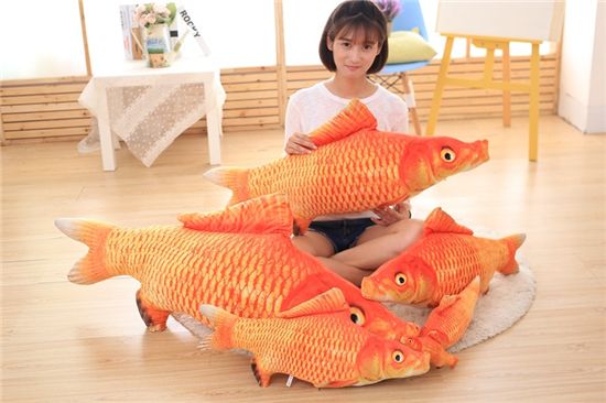 2019 20170618 Red Carp Plush Toy Stuffed Fish Soft Toy Lifelike
