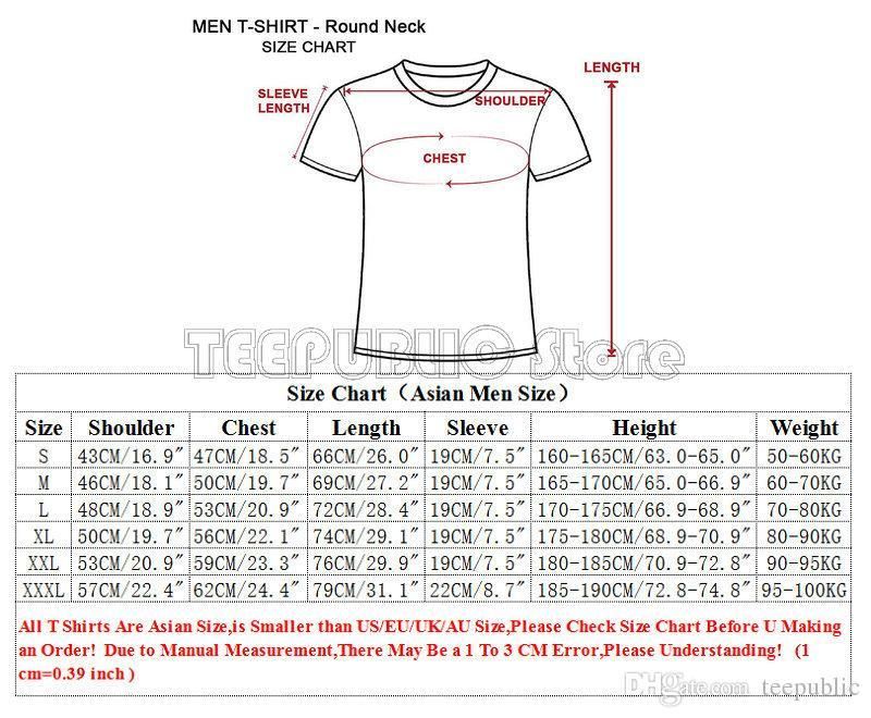 Mens T Shirt Size Chart Us