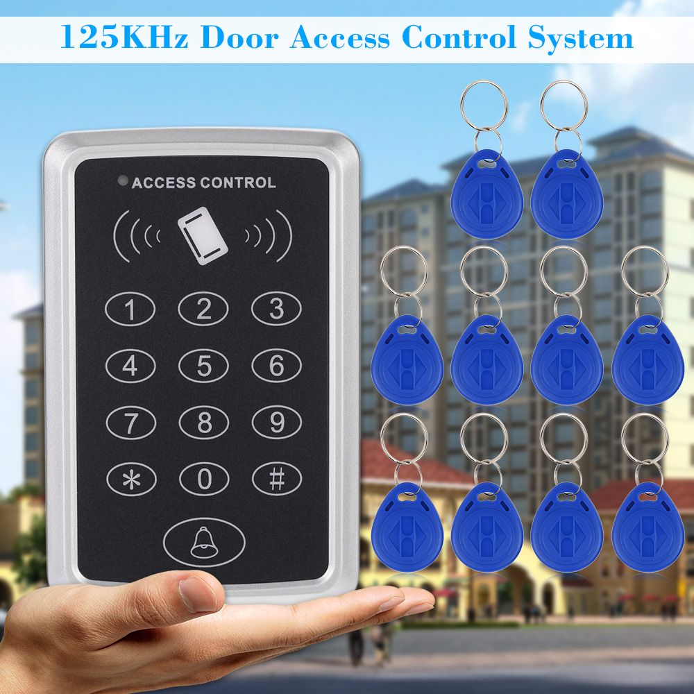 125Khz Door Entry Access Proximity RFID Card Wht 10 Pcs 