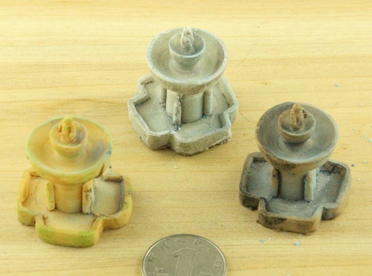 miniature fountain diy