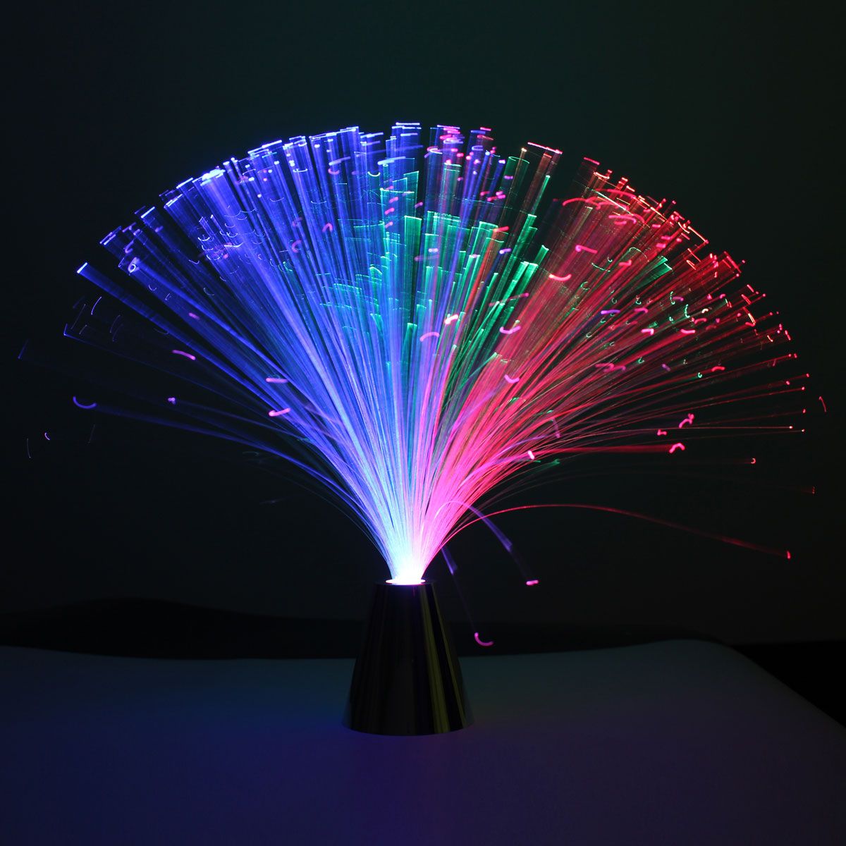 2019 Led Color Changing Fibre Optic Night Light Desk Table Lamp Relaxing Battery Power Family Holiday Gift Home Decor From Alluring 20 35