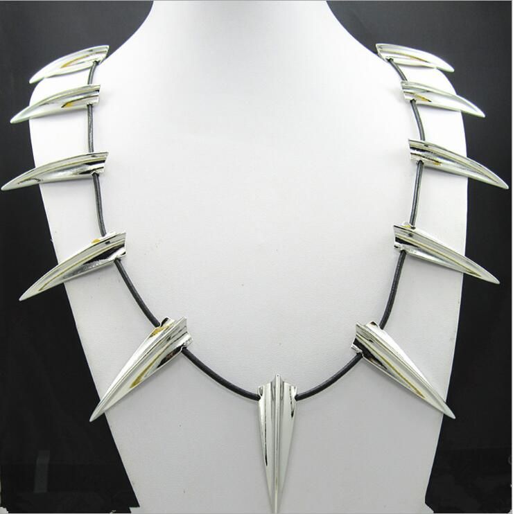 Black Panther Necklace Wakanda King T'Challa Necklace Black Panther Cosplay US Black Panther Necklace Wakanda King T'Challa Necklace Black Panther Cosplay US