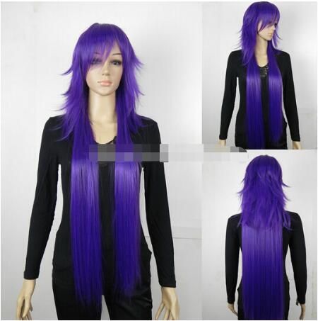 Super Long Straight Layered Hair Wig Women Cosplay Party Full