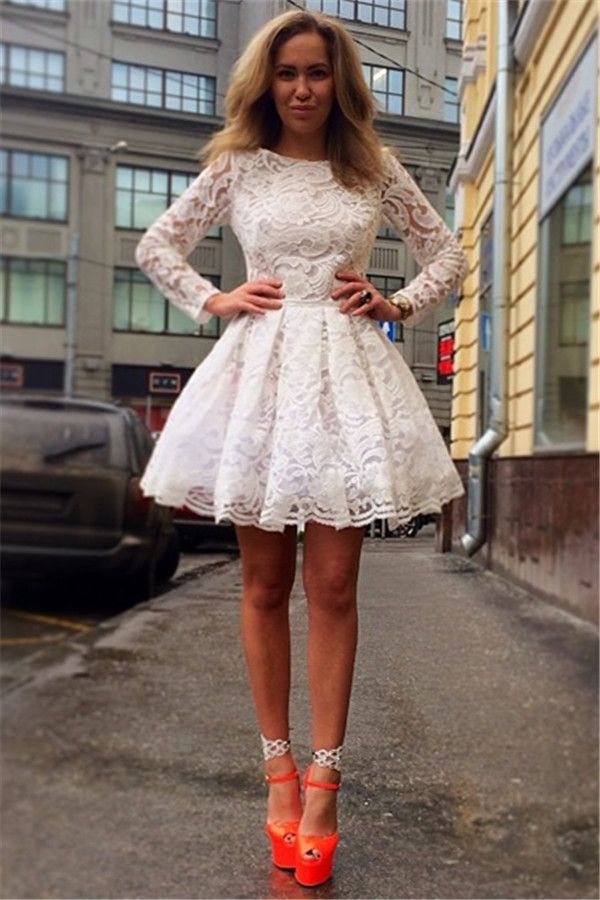Lace Homecoming Dresses 
