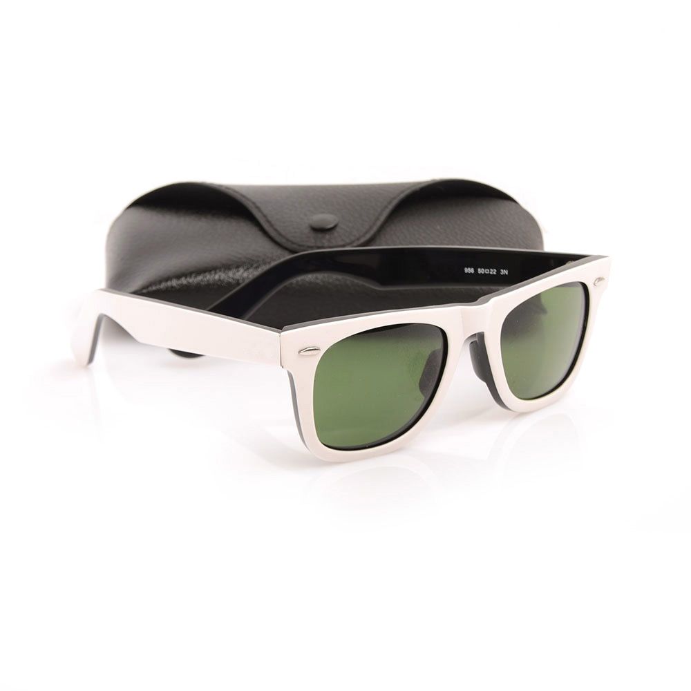 mens black and white sunglasses