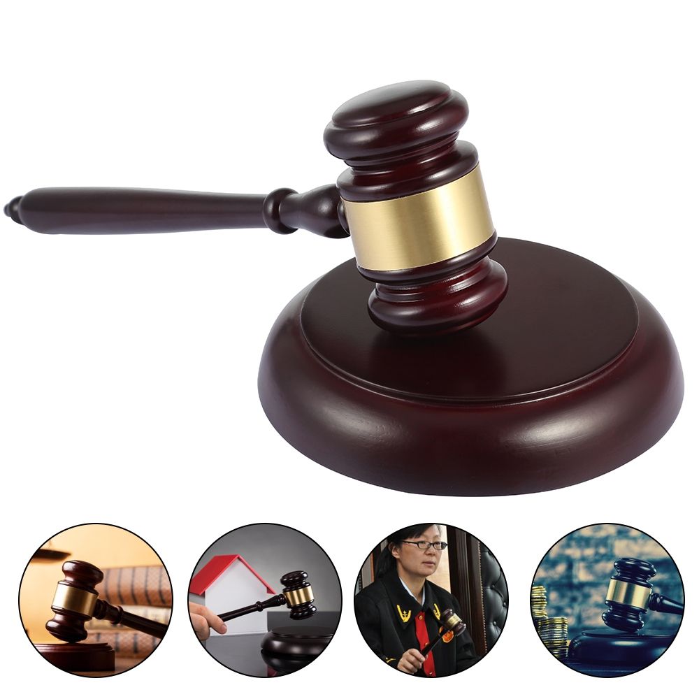Profesional subastadores Martillo Y Bloque