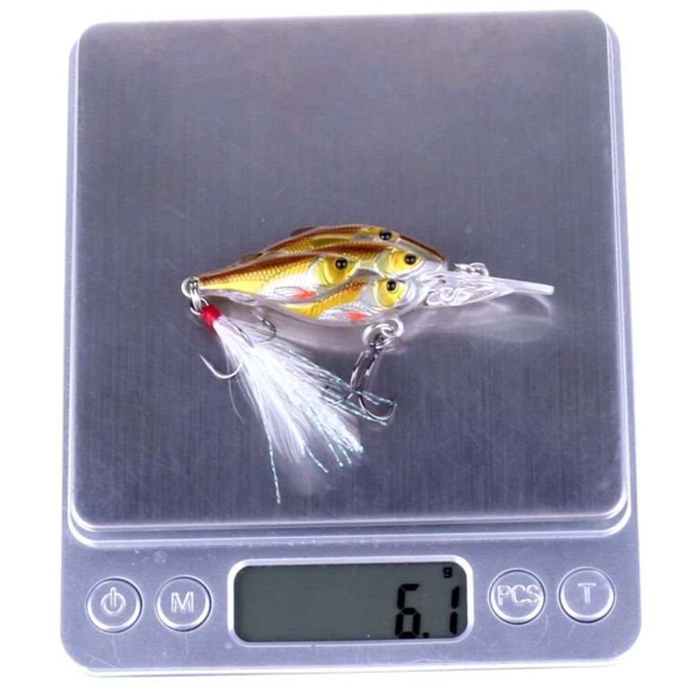Fischköder Kit Minnow schwimmende Lure Isca Crankbait Köder Pesca Jig Angeln,