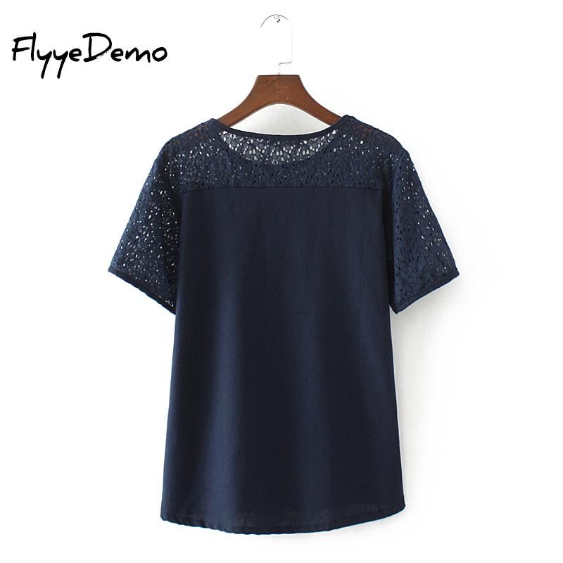 blusa transparente azul