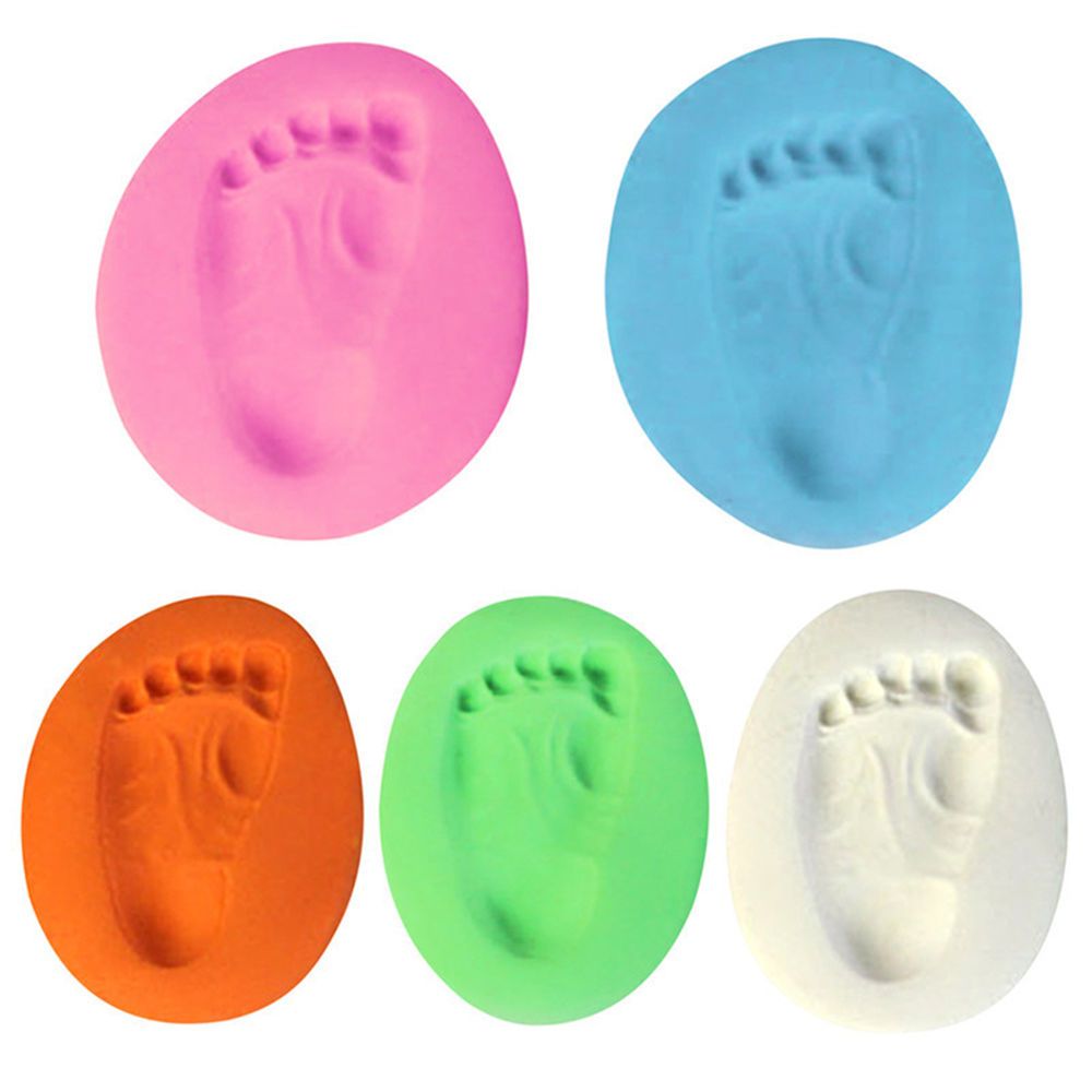 1pc bebé mano Kit de impresión de huella de bebé aire secado suave a 1pc bebé mano Kit de impresión de huella de bebé aire secado suave a