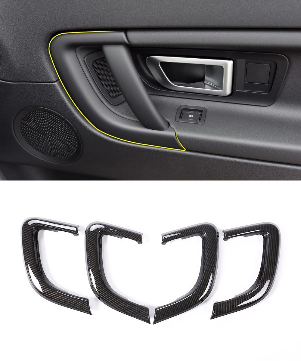 Wood Grain Walnut Wood Grain Carbon Fiber Car Door Handle Trim