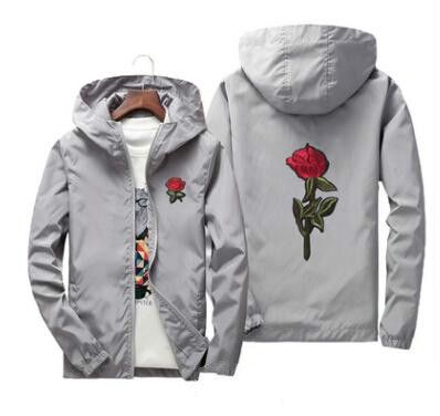 red rose windbreaker