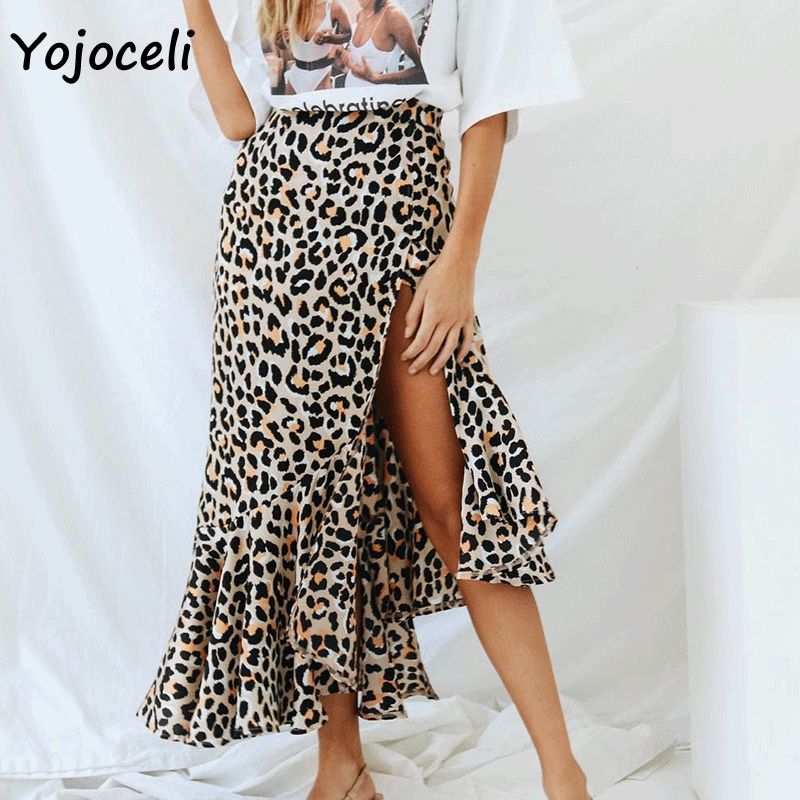 saia leopardo midi