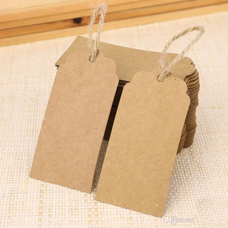 paper luggage tags with string