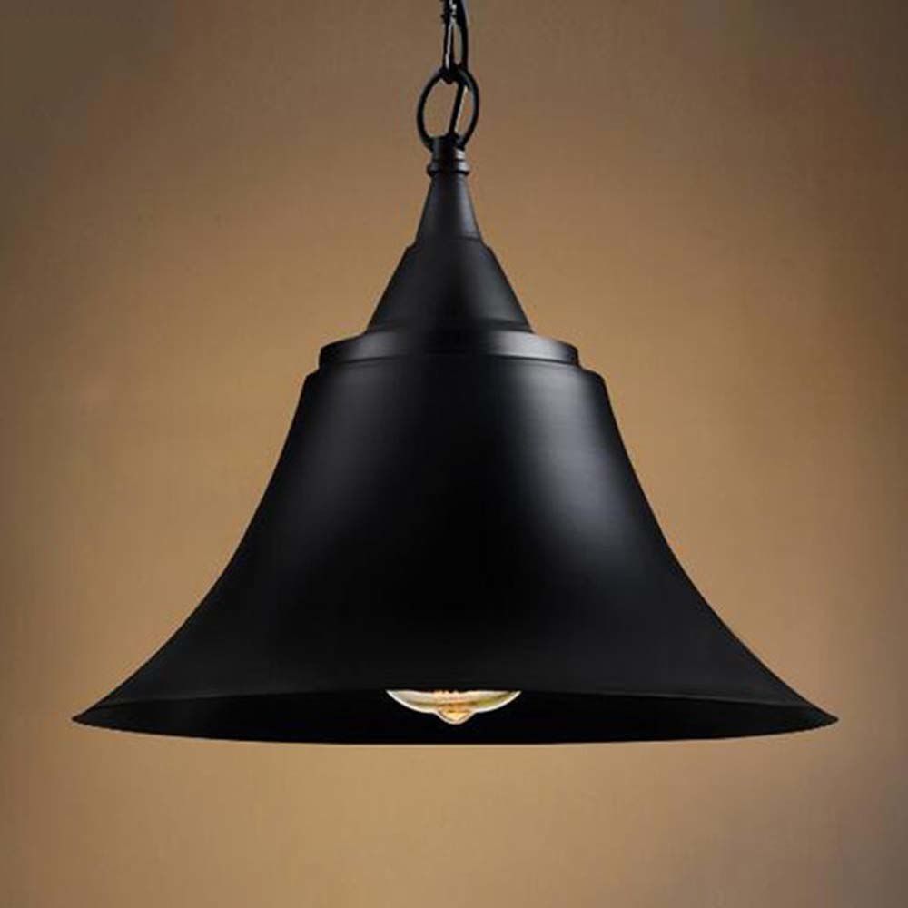 Vintage Hanging Lamp Chain Bar Vintage Black Shade Pendant Lamp
