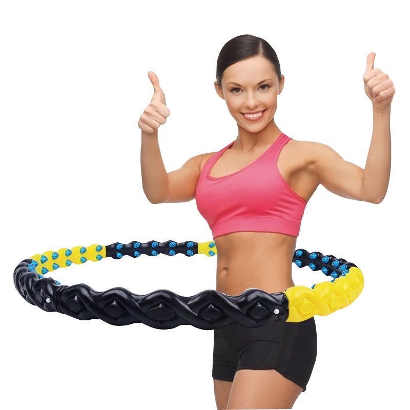 Grosshandel Gewichtete Hula Hoop Sportmassage Kunststoff Fitness