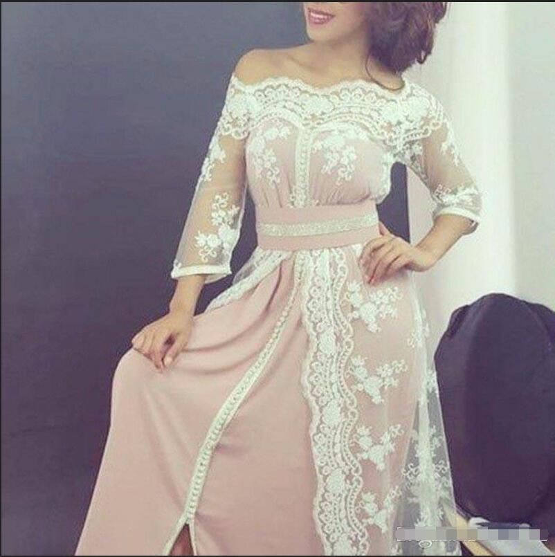 caftan col bateau simple