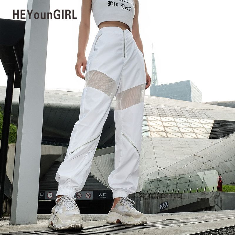 baggy pants white