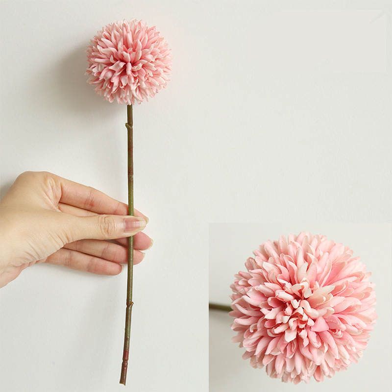 2019 29cm Artificial Silk Dandelion Ball Flower Branch Home