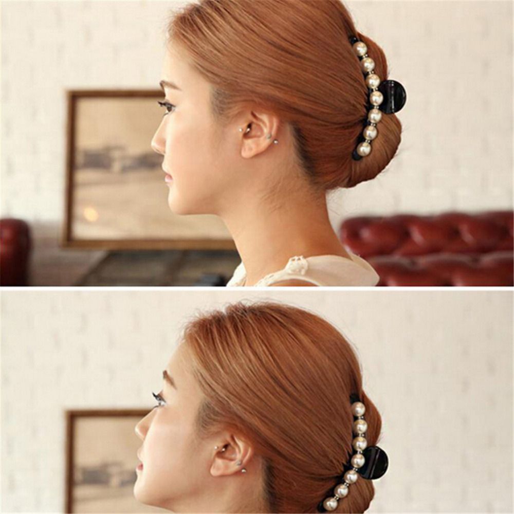 Fashion Women Girls Large Pearl Hair Clips Pins Claws Barrettes Accessories new