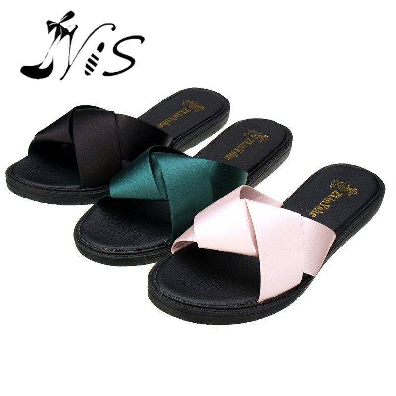 green slippers ladies