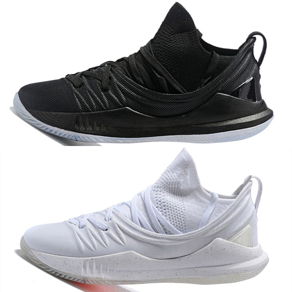 curry 5 black white