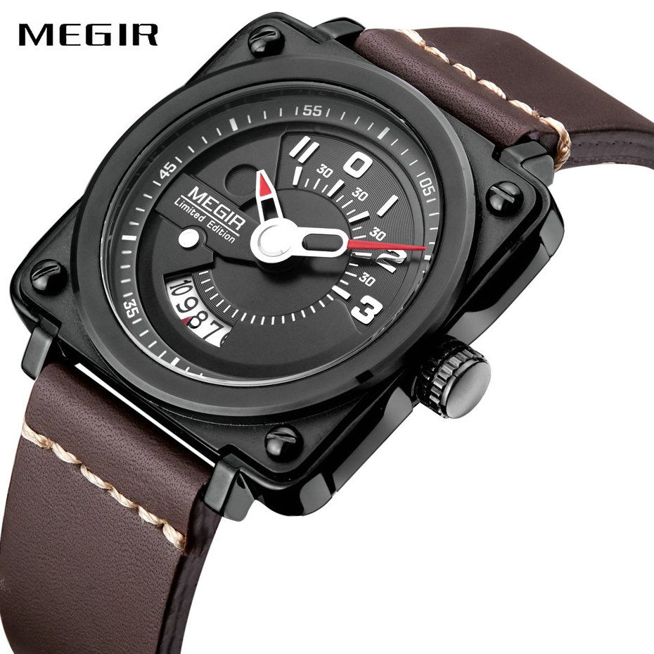 megir square watch