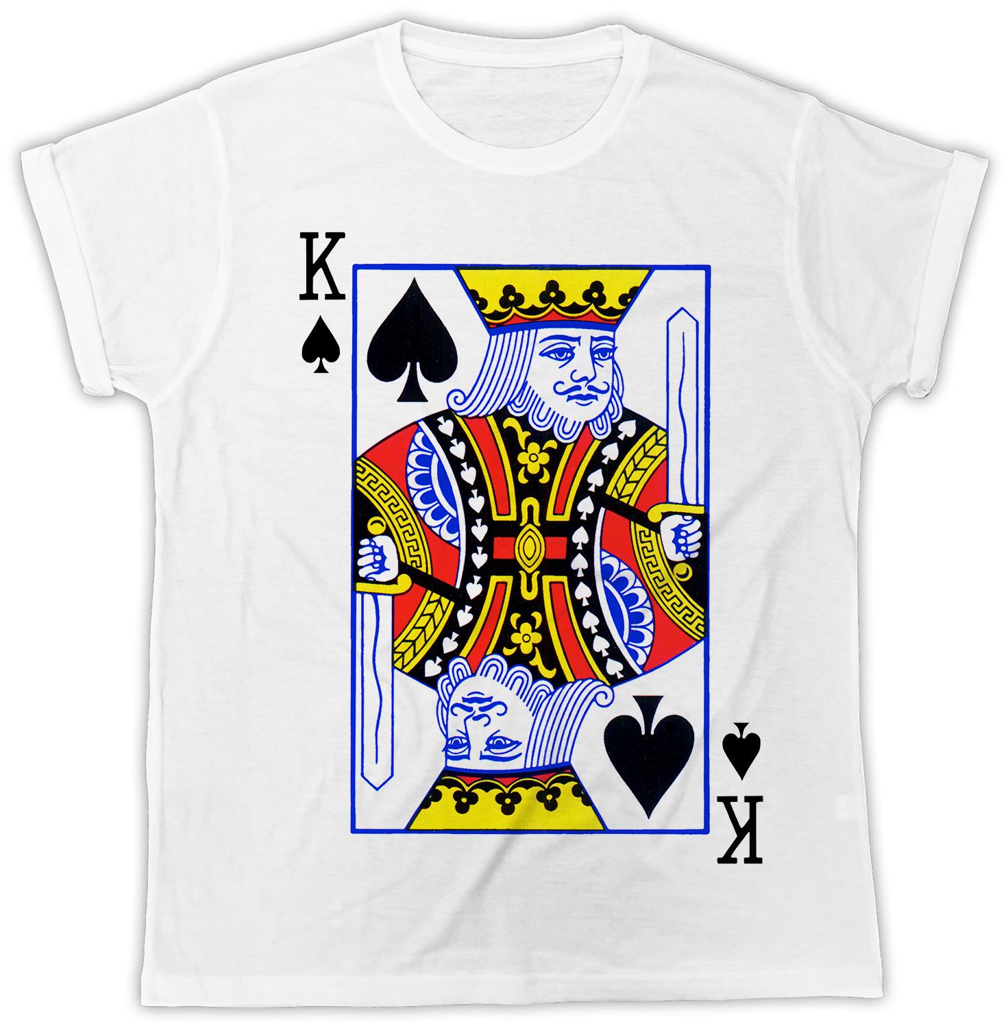 king playing card t shirt