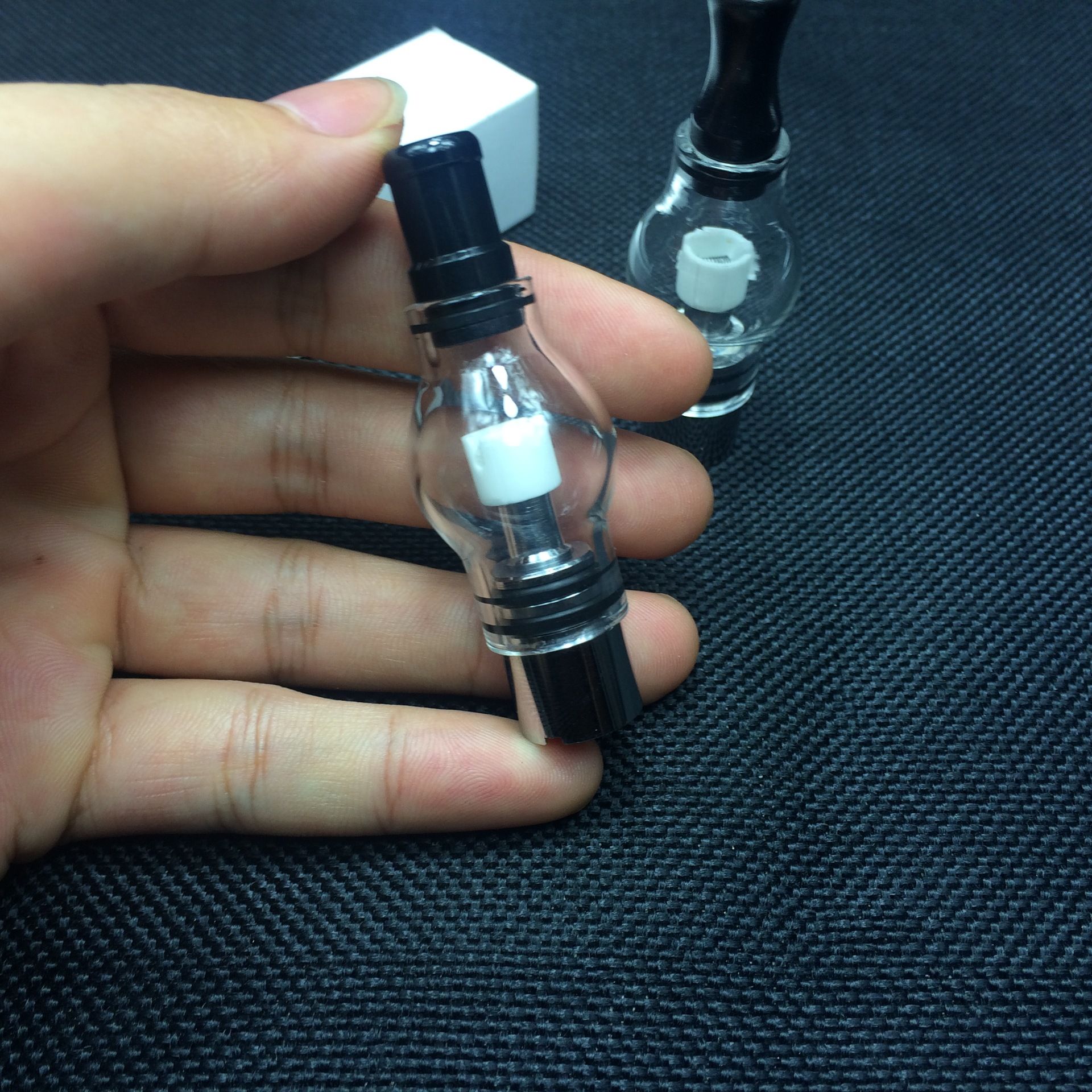 Glass Globe Atomizer Pyrex Glass Tank Wax Dry Herb Vaporizer Pen Vapor