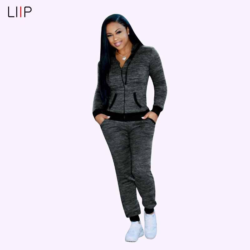 2020 Summer 2018 Casual Tracksuit Women Pants Set Two Piece