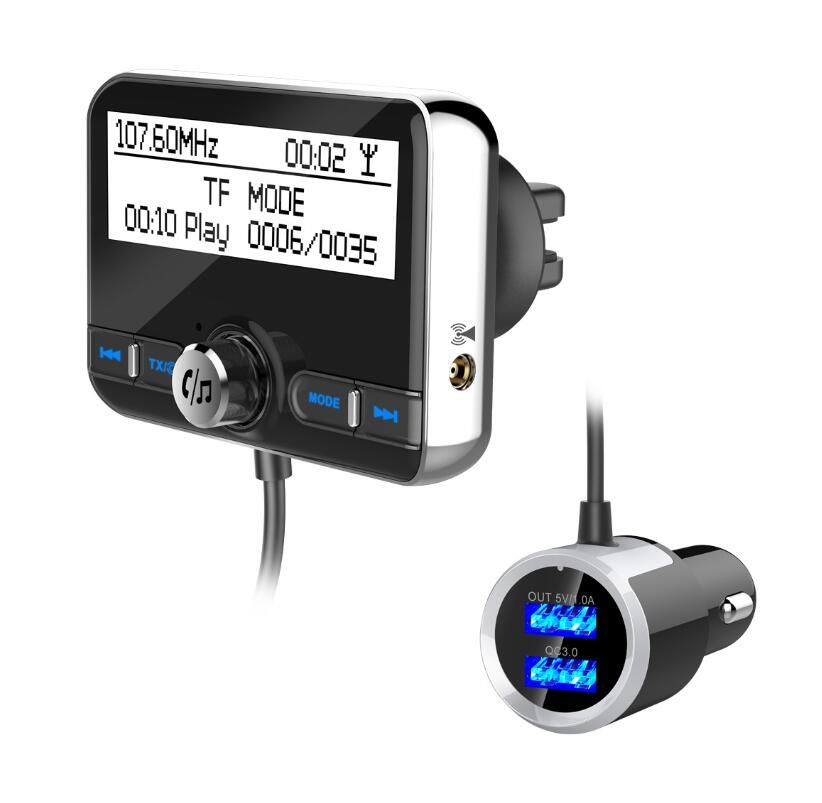 DAB002 DAB Digital Radio FM Radio Car Bluetooth 4.2 Transmitter Adapter DAV/DAB Tuner Broadcasting Qc3.0 Car Charger From Ctrl_z, $29.15 | DHgate.Com