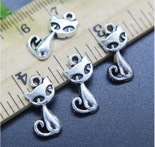 argent antique - 100pcs