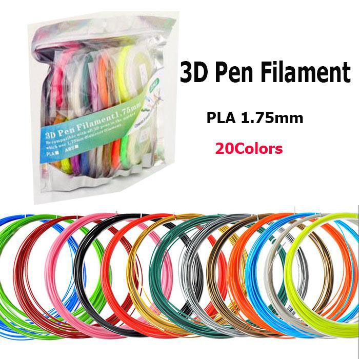 satin al 5m renkli 20 renk 3d yazici kalem filament abs pla 1 75mm plastik kaucuk sarf malzemesi 5 metre 3d kalem filaman toptan fiyat tl7 33