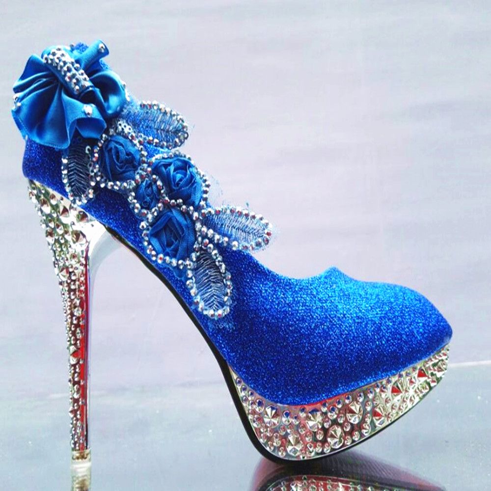 European And American Wedding Shoes New High And Medium Heeled