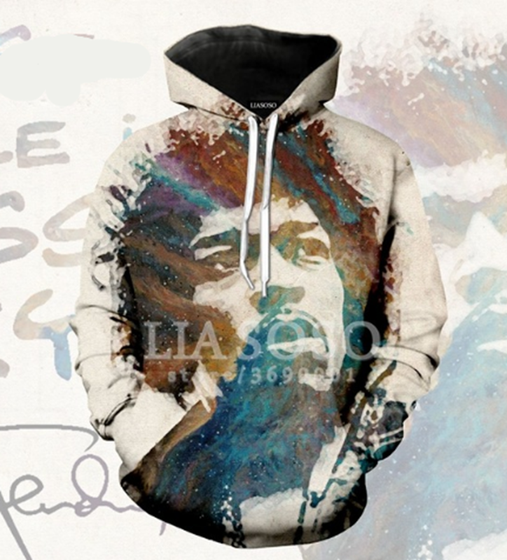 jimi hendrix zip up hoodie