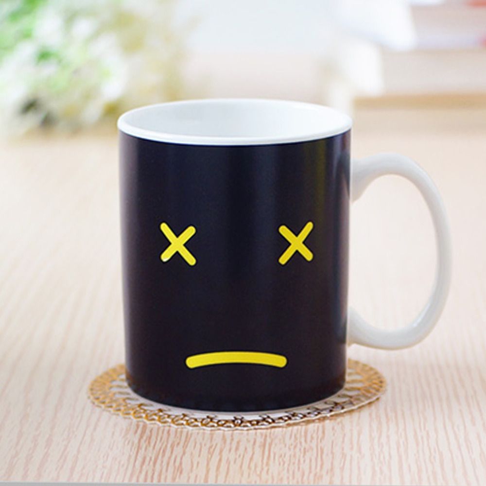 Heat Color Changing Mug Morning Color Cup Coffee Magic Tea Hot Cold Sensitive