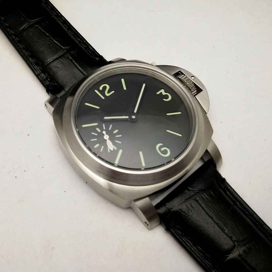 brushed watch case