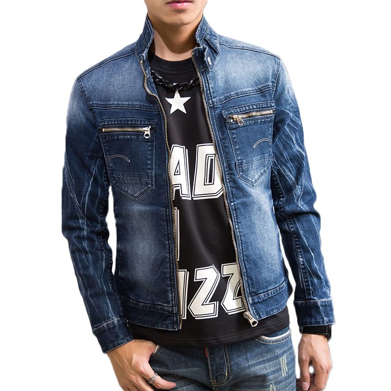 skinny denim jacket mens
