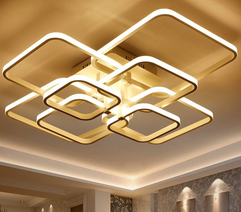 acrylic modern led ceiling chandelier lights